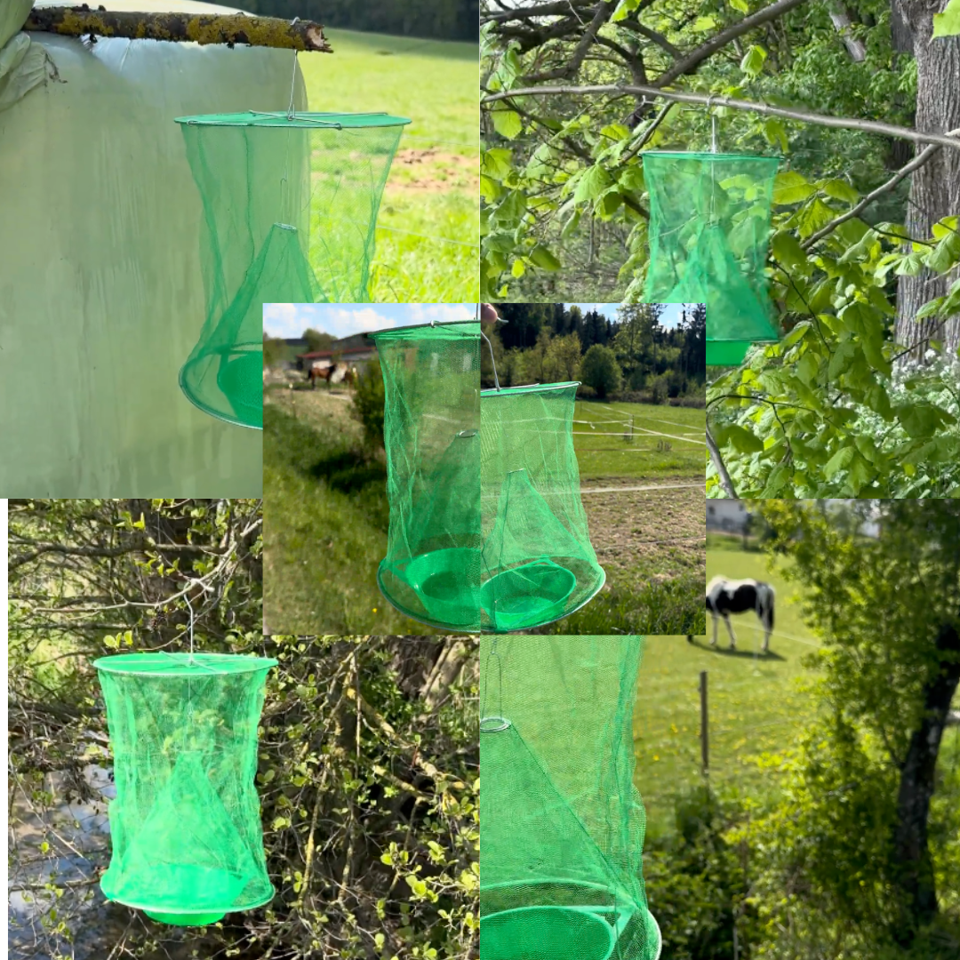 HorseSafe FlyTrap – Ruhe im Stall, Fliegen & Bremsen Falle