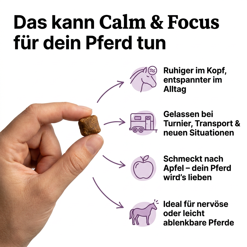 Calm & Focus Leckerlis - Gelassenheit fürs Pferd