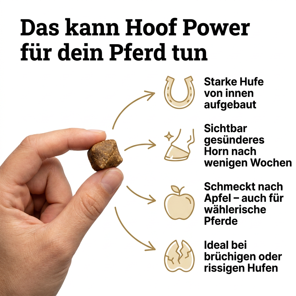Hoof Power Leckerlis — Starke Hufe fürs Pferd