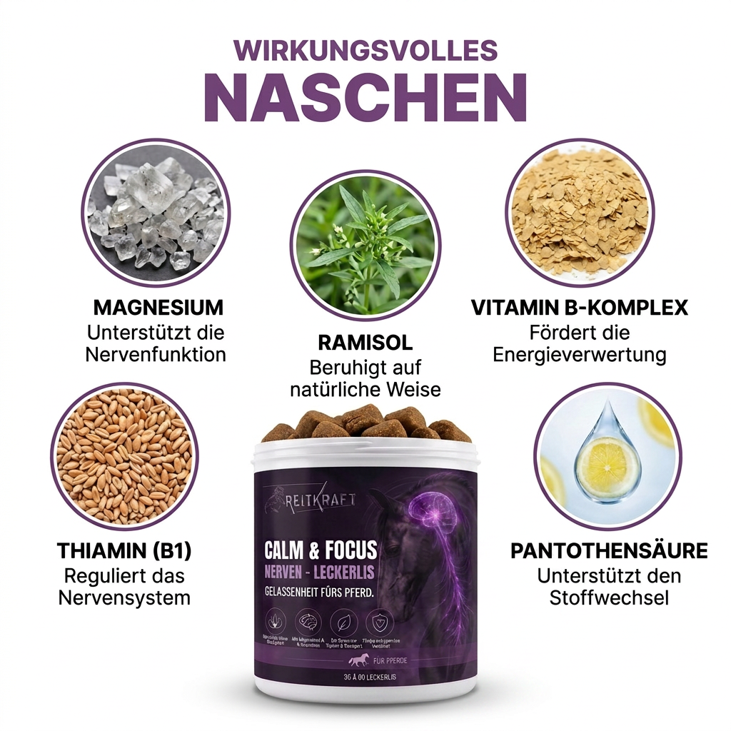 Calm & Focus Leckerlis - Gelassenheit fürs Pferd