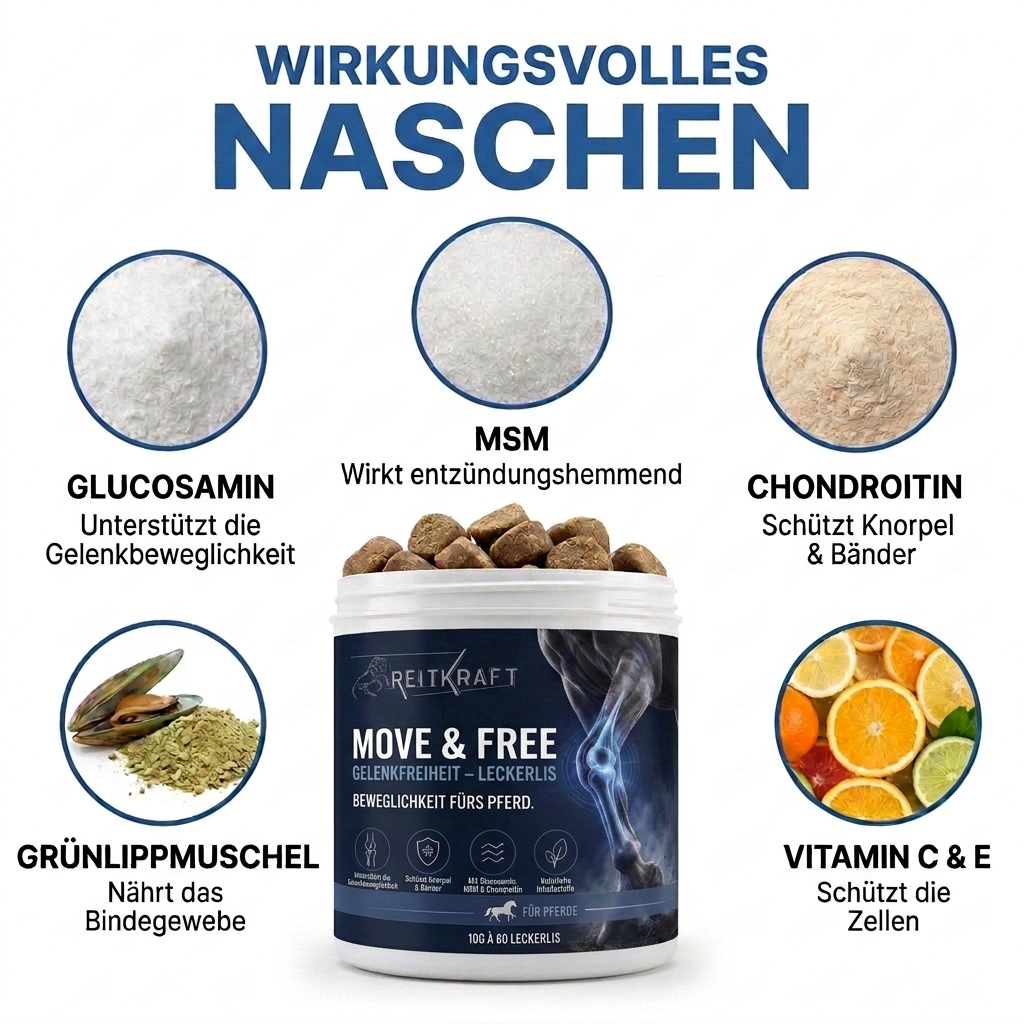 Move & Free Leckerlis — Beweglichkeit fürs Pferd