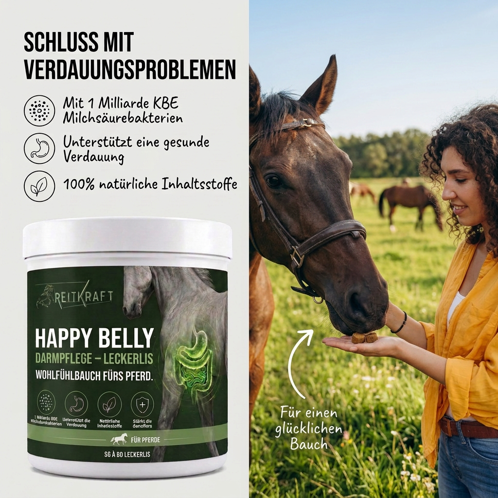 Happy Belly Leckerlis — Wohlfühlbauch fürs Pferd
