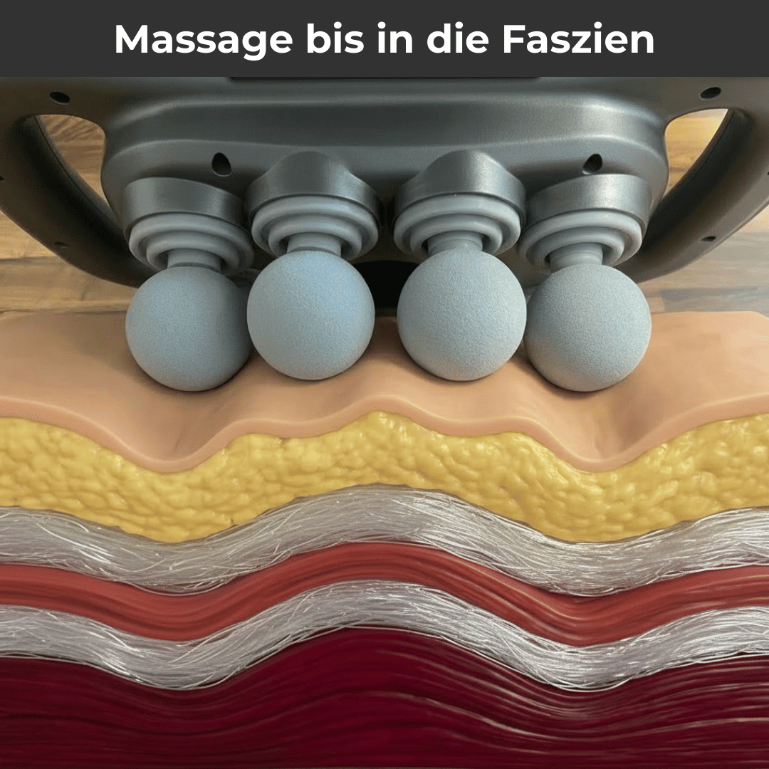 Magic 8 Pferdemassage Gun für Rücken-, Nacken- & Hüftmassagen