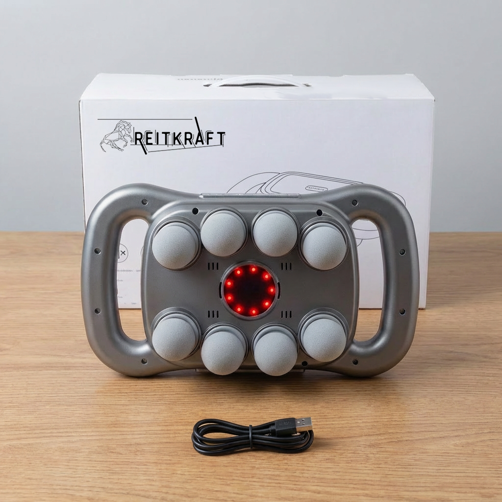 Magic 8 Pferdemassage Gun für Rücken-, Nacken- & Hüftmassagen