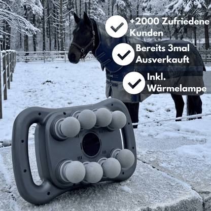 Magic 8 Pferdemassage Gun für Rücken-, Nacken- & Hüftmassagen